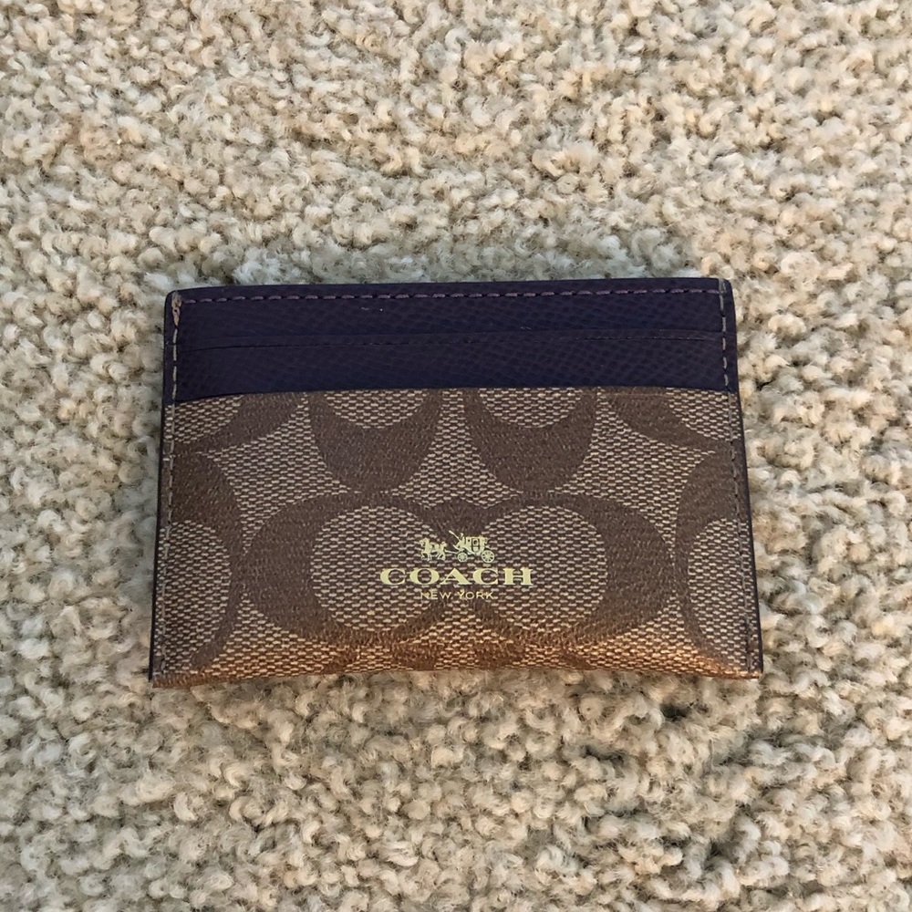NWOT! COACH Men’s Card Case Wallet